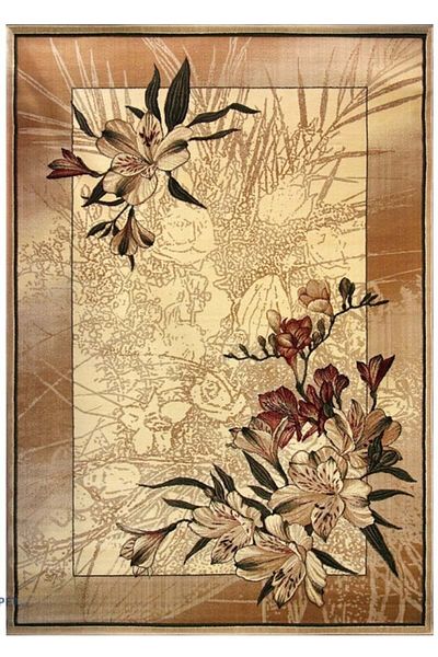 Lotos Carpet Covorexpert 1563-100, Various Sizes, Beige, Cream, 8 Mm Thread, Anti-Allergic, Living Room, Bedroom