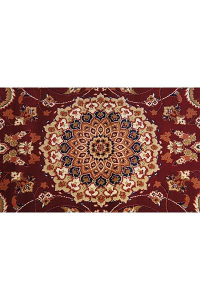 Lotos Oval Carpet Covorexpert 545-200, 200 x 300 cm, Beige, Red, Grenadine, 8 mm Thread, Anti-Allergic, Living Room