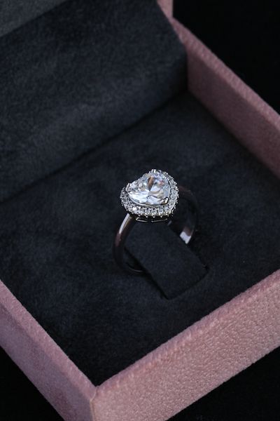 Inure Jewelry Bright Zircon Stone Special Design Serious Relationship Vip Women's Adjustable Ring