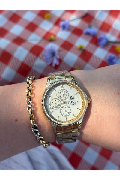 JG. Polo Club Jg.Polo Club Gold Color Function Steel Color Do Not Change Women Watch