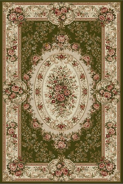 Lotos Carpet Covorexpert 1529-310, Various Sizes, Green, 8 Mm Thread, Anti-Allergic, Living Room, Bedroom