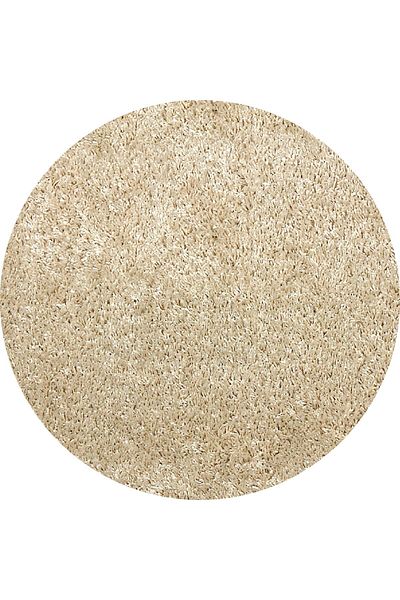 Fantasy Round Carpet Covorexpert 12500-80, Various Sizes, Beige, 30 Mm Thread, Anti-Allergic, Living Room