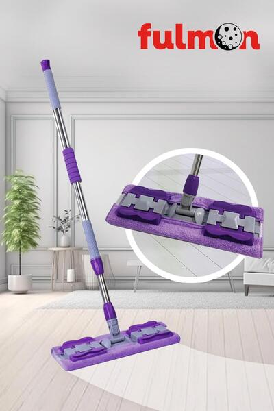 HALL BREATHE Çok Amaçlı Mikrofiber Temizlik Seti, Paspas, Duvar, Cam, Kıskaçl...