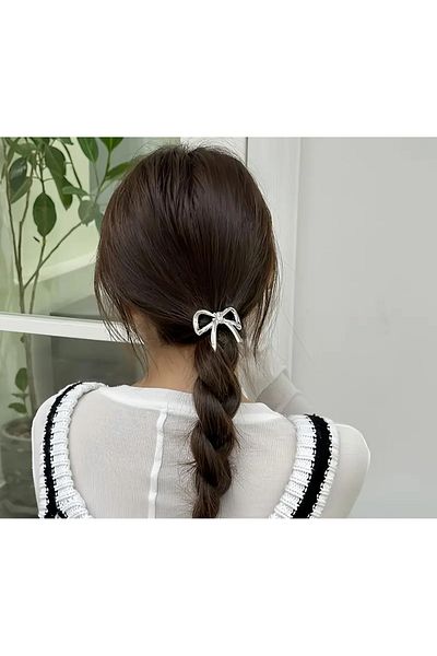 Be Best Women's Silver Color Bow Rubber Buckle Be128