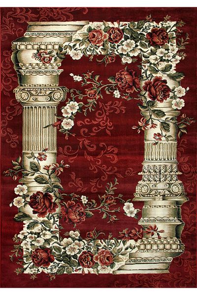 Covorexpert Carpet Lotos 532-210, 200 x 300 cm, Red, Thread 8 mm, Anti-allergic, Living room, Bedroom