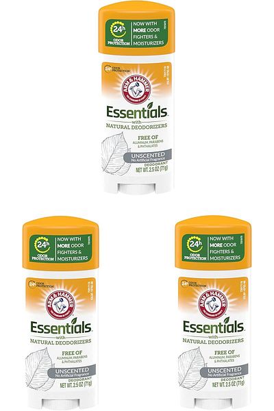 Arm&Hammer Arm & Hammer Deodorant Unscented, 73ml, Pack of 3