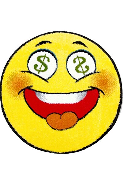 Kolibri Covor Rotund Camera Copii 11083-150, Galben, Fir 9 mm, Antialergic