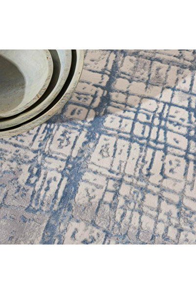 Calvin Klein Carpet CK950, Cream, Blue, Modern, Ideal Living, Office