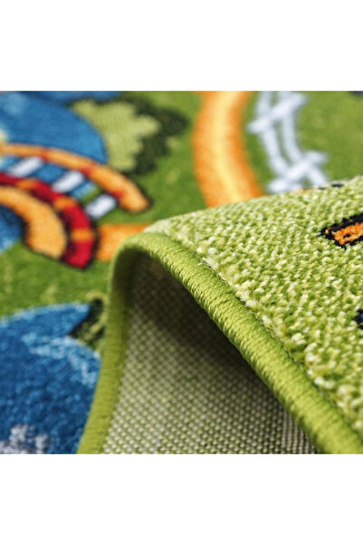 Kolibri Children's Room Carpet Farm 11287-120, Multicolor, 9 mm Thread, Anti-Allergic