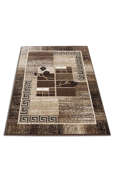 Luna Carpet Covorexpert 1815-12, 50 x 80 cm, Brown, 6 mm thread, Anti-allergic, Living room, Bedroom