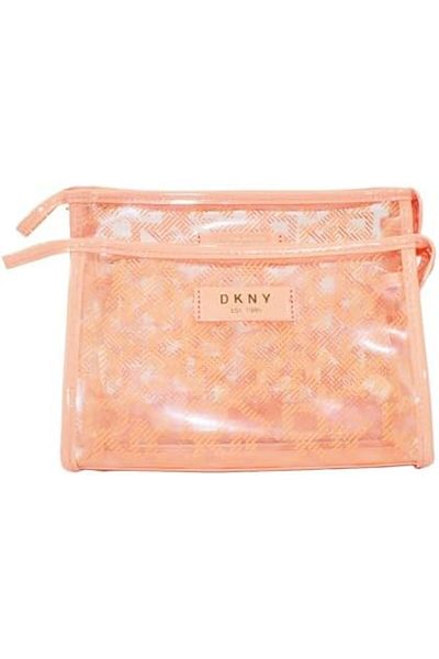 Dkny Lucid Dream Tstand Bags Cosmetic Bag, Travel Make up Bag Small, Small Waterproof and Lightweigh