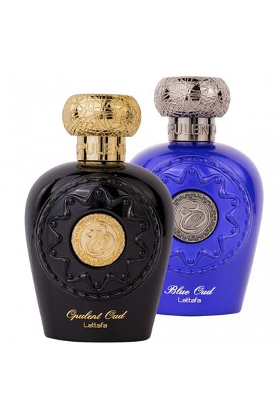 lattafa Pachet 2 parfumuri: Opulent Oud + Opulent Blue