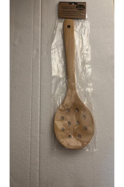 Bote Naturel Ahşap kevgir genil