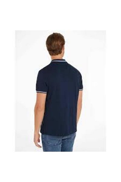 Tommy Jeans Μπλούζα Erkek Polo Yaka Dark Night Navy