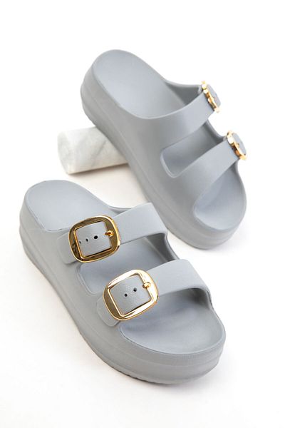 SOHO Gray Women's Slippers 20726