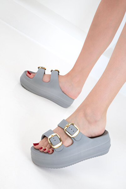 SOHO Gray Women's Slippers 20726