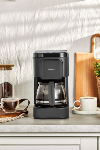 Karaca Just Coffee Aroma - 2 in 1 Coffee Filter Machine, Black