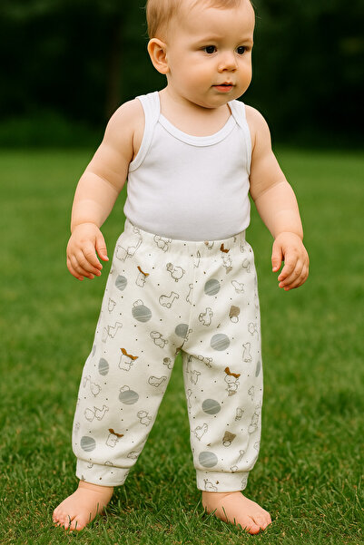 Kindo Baby 0/3 Ay 3/6 Ay 6/9 Ay 9/12 Ay - 1 Yaş,2yaş,3yaş,4yaş Penye Pantolon...