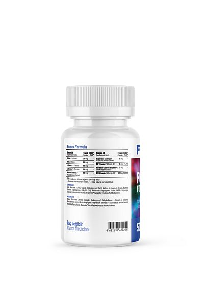 FLAVA Focus Formula - 50 Capsules X 2 Adjusted Pieces