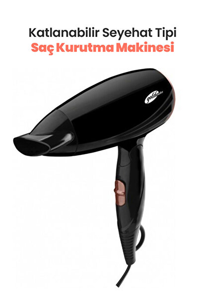 GOLDMASTER Fırtına 1600 Watt Dc Motor 2 Kademeli Isı Ayarlı Katlanabilir Saç Kurutma Makinesi BY4102