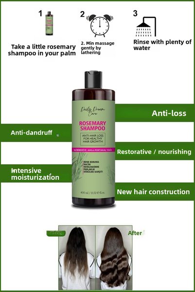 True Bee Daily Dream Series |   Hair Root Strengthening Rosemary Shampoo 400 ml