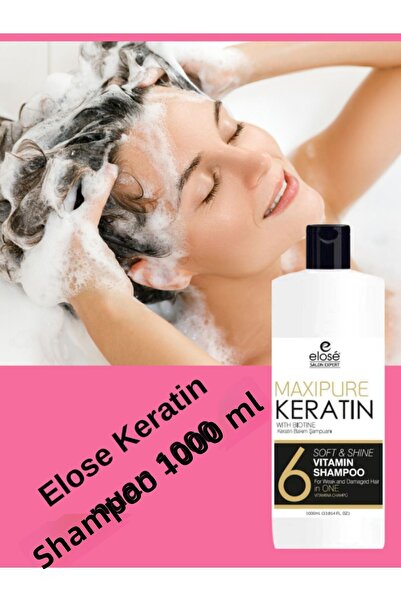 Elose 1000 مل شامبو كيراتين للعناية بالشعر