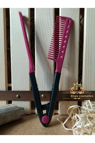 Nano Absolute Comb with Holder E-058 Claret Red Elsevkozmetik