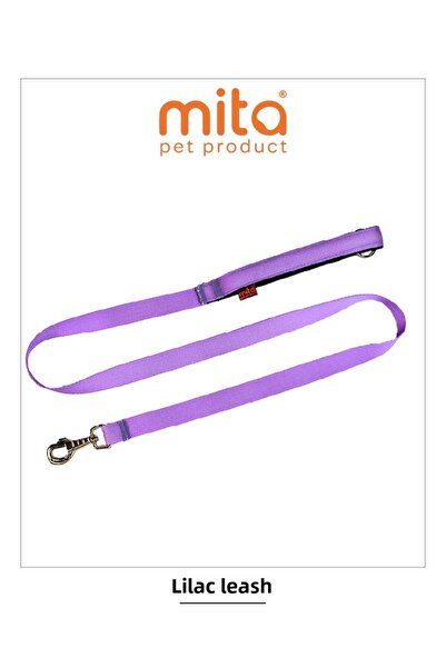 MITA طوق/حزام متين للكلاب مقاس 120 سم أرجواني