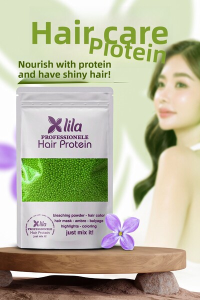 LilaHair بروتين العناية بالشعر مع فيتامين أ إضافي معطر - منتج خاص ضد التآكل 5...