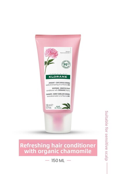 Klorane بلسم عضوي منعش 150 مل - بنكهة الفاوانيا