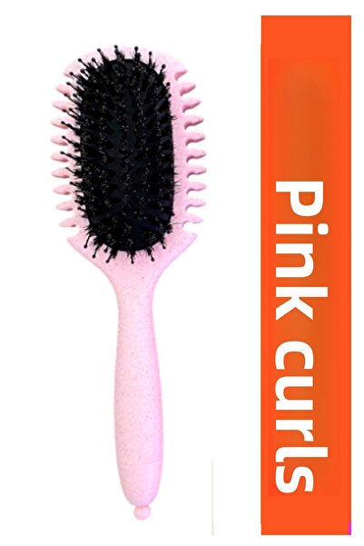 Blue Ocean Shaped and Evident Curl Creation and Curl Separation Curl Creation Brush and Comb