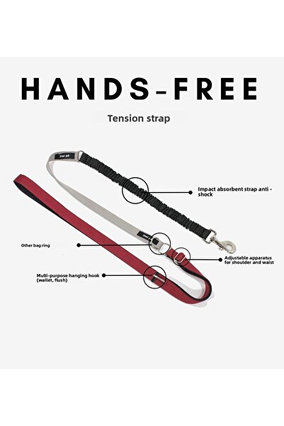 Jimi pet حزام سفر بدون استخدام اليدين من دراجو