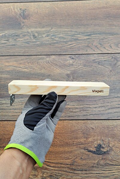 Vixpet Pine Wooden Pigeon Perch - 20 Cm, 10 Pieces, Single Perch, Wooden Perch, Resting Perch