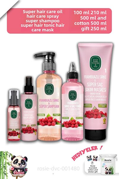 Eyüp Sabri Tuncer مجموعة العناية بالطحالب المكونة من 5 قطع - قطن روزي