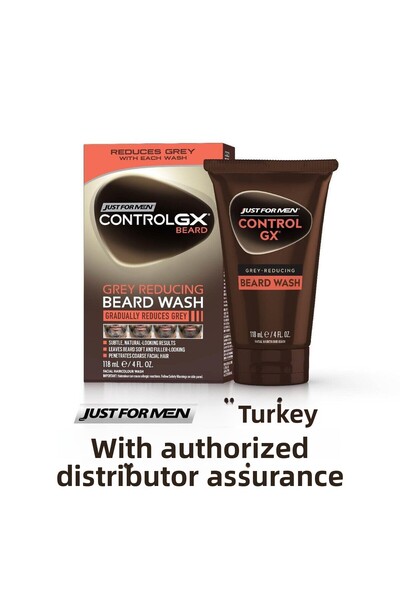 Just For Men شامبو غسول اللحية والشارب المخفف من كنترول جي إكس