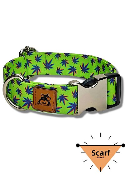 UTDpet طوق للكلاب مقاس Xsmall - أوراق