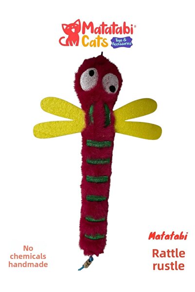 MATATABİ CATS اليعسوب (مع حفيف، خشخيشة، ماتاتابي لي، لعبة قطيفة)