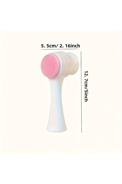 Choice Pink 1pc- Silicone Pet Paw Cleaner & Massage Brush - Dual-Sided Dog Gr...