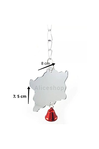 Alice New Acrylic Mirror for Lovebird and Small Birds in Sizes