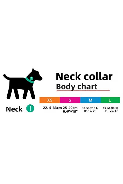 Tailpetz Prism Neck Collars Adjustable Durable and Comfortable Dog Pattern Neck Collar