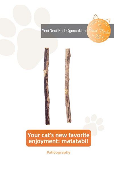 patiografya Matatabi 2-Pack Small Stick