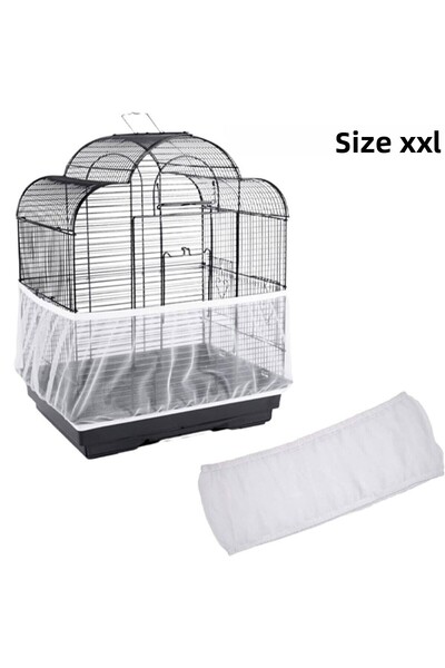 Wahw Pet تول قفص XXL - ببغاء وببغاء، قابل للتهوية، 33x42x30 سم 360 درجة