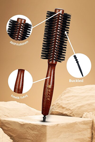 ELSA Επαγγελματική βούρτσα μαλλιών 444 Mahogany