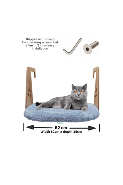Nursoft Easy-to-Hang Cat Bed with Heating Honeycomb Radiator