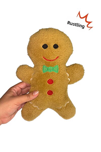 Havhav New Year's Cookies - Plush Dog Toy with Rustle Sound