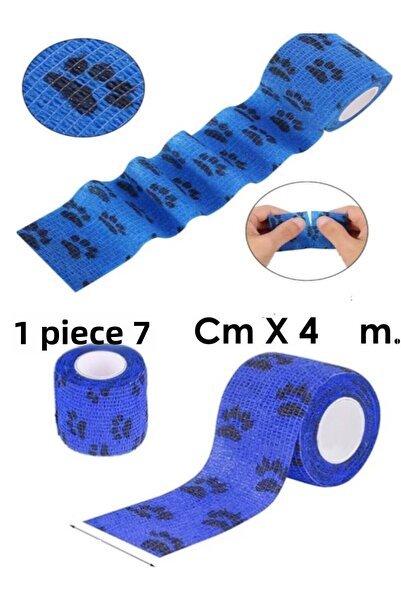 VET Patterned Self Adhesive Elastic Bandage Dog Cat Paw Bandage Wrap Protective Wrap