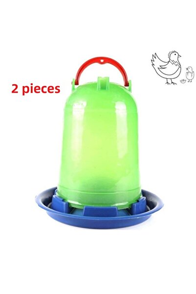 TarımGaraj Chicken and Chick Food Bowl 5 Lt (PLASTIC-PROTECTED)-2 Pieces