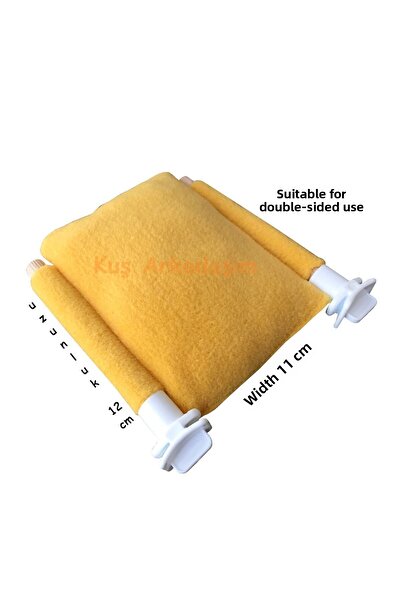 Kuşarkadaşım Bird Bed Soft Rest Pillow Double Sided Sleeping Perch Sun Landing Parrot Bed Perch