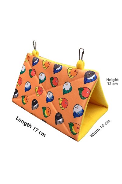 Kuşarkadaşım Love/paradise Parrot Sleeping Hammock Tent Orange Cnnthmk06
