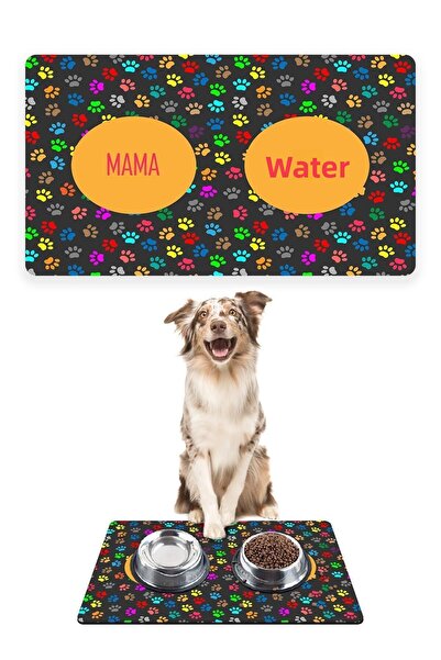 Patipeti سجادة تدريب طعام الكلاب Happy Paws مقاس 50 × 35 سم